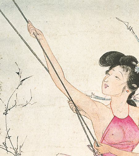 镇沅-胡也佛的仕女画和最知名的金瓶梅秘戏图